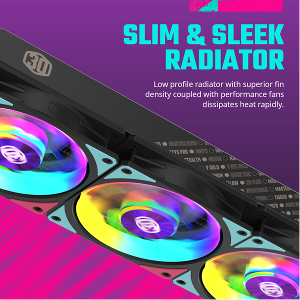 Cooler Master MasterLiquid PL360 Flux 30th Anniversary Edition ARGB CPU Liquid Cooler